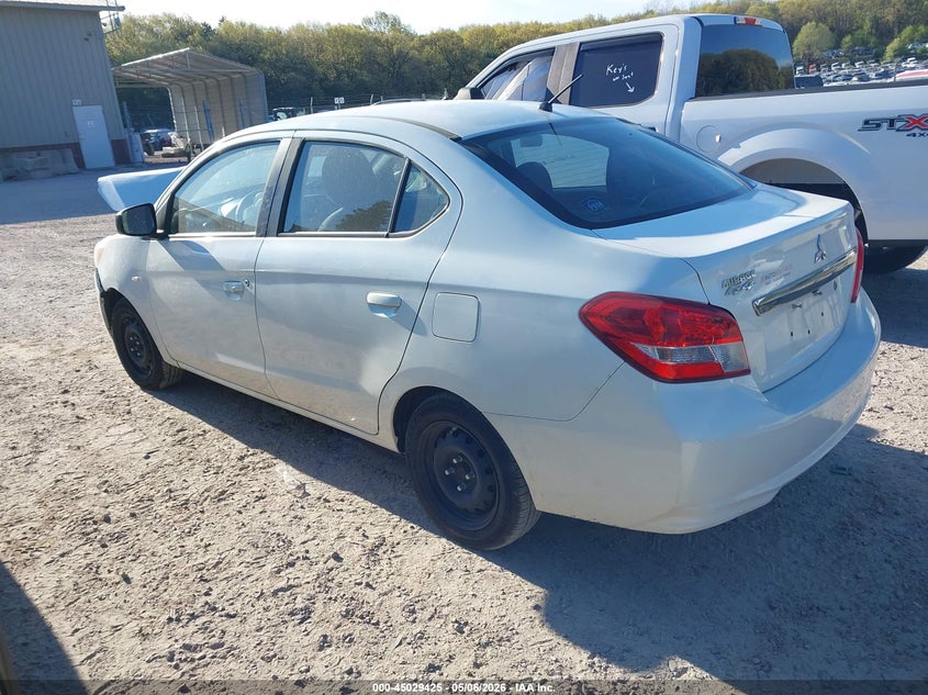 2020 Mitsubishi Mirage VIN ML32F3FJXLHF08271 IAAI salvage auction — FRONT END, Salvage (Pennsylvania), sold $175 on 2026-07-08 (photo 3)