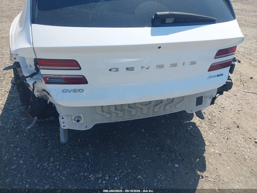 2025 Genesis Gv80 VIN KMUHEESC7SU227140 IAAI salvage auction — FRONT & REAR, Mv-907A (New York), sold $30,100 on 2026-07-06 (photo 6)
