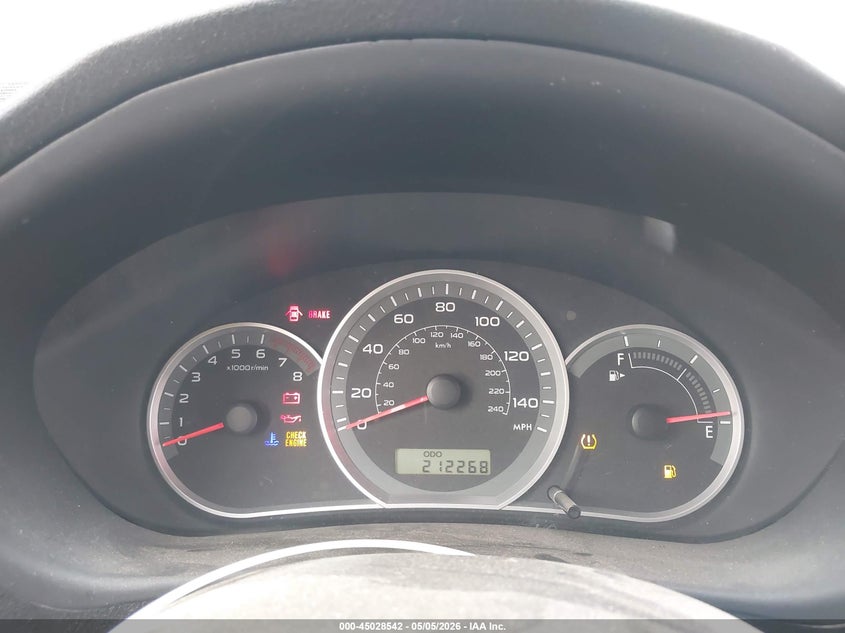 2008 Subaru Impreza VIN JF1GH61608G830953 IAAI salvage auction — FRONT & REAR, Mv-907A (New York), sold $200 on 2026-07-15 (photo 7)
