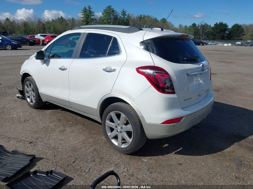 2018 Buick Encore VIN KL4CJHSB7JB556619 IAAI salvage auction — FRONT END, Salvage (Massachusetts), sold $1,775 on 2026-07-10 (photo 3)