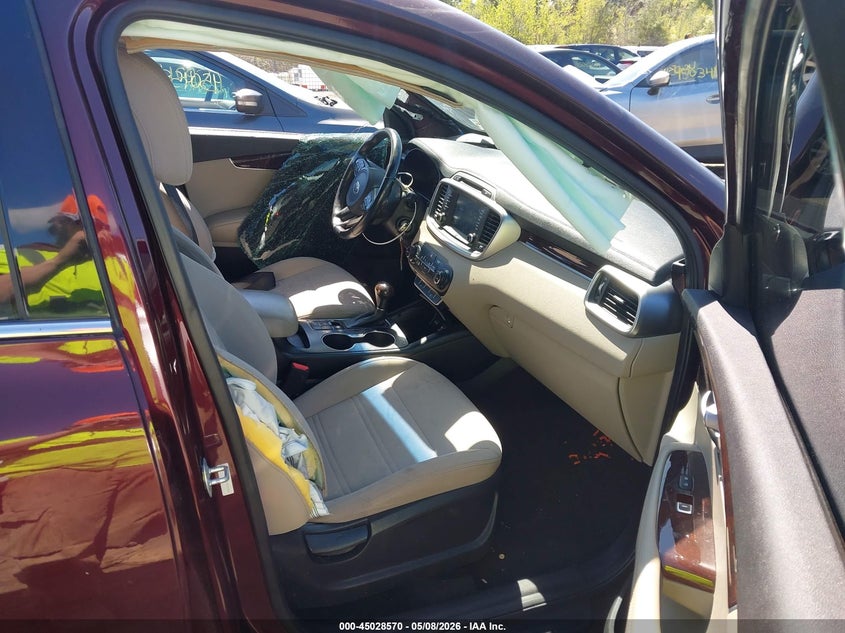2017 Kia Sorento VIN 5XYPGDA3XHG255626 IAAI salvage auction — FRONT END, Salvage (Massachusetts), sold $1,350 on 2026-07-10 (photo 5)
