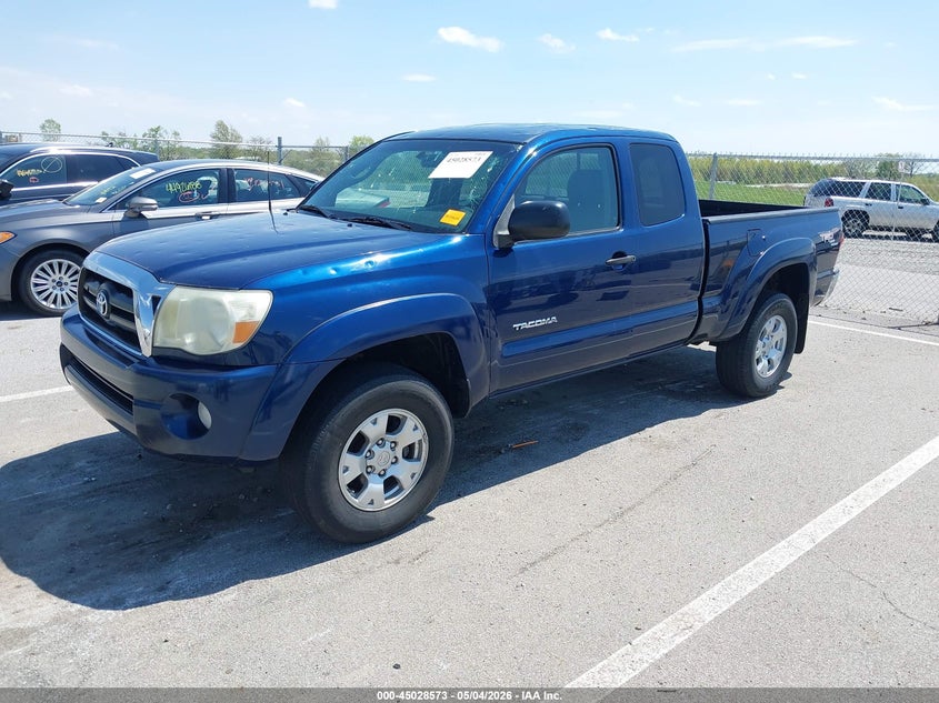 2007 Toyota Tacoma VIN 5TETU62N87Z415722 IAAI salvage auction — HAIL, Clear (Indiana), sold $3,050 on 2026-07-24 (photo 2)
