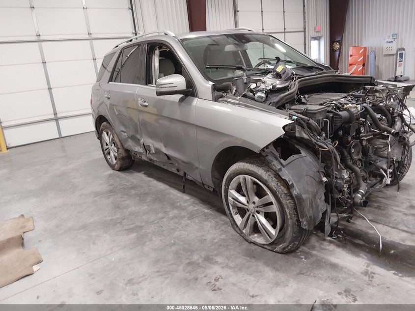 2015 Mercedes-benz M-klasse VIN 4JGDA5JB3FA467648 IAAI salvage auction — ENGINE DAMAGE, Salvage (Colorado), sold $925 on 2026-07-20 (photo 1)