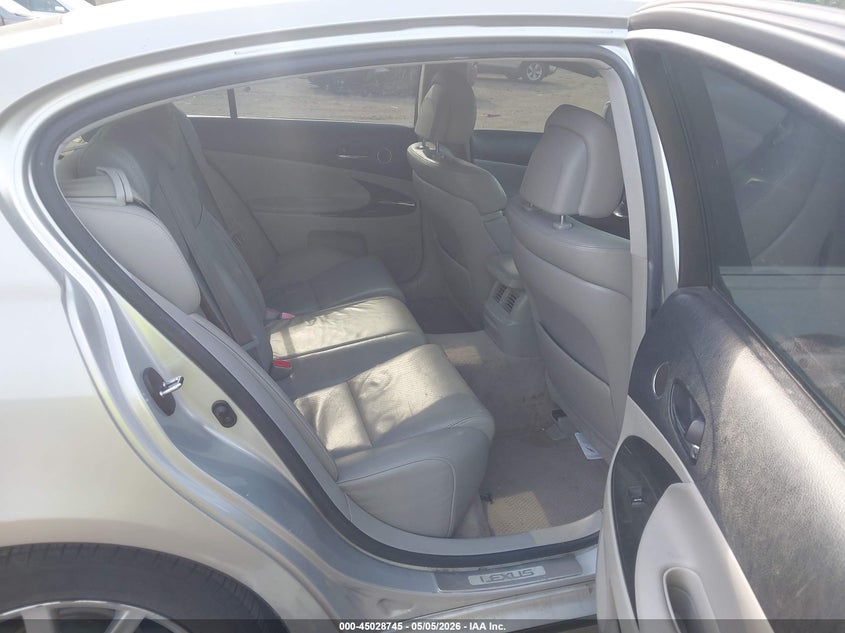 2006 Lexus Gs 300 VIN JTHBH96S065020175 IAAI salvage auction — UNDERCARRIAGE, Junk Receipt (North Carolina), sold $725 on 2026-07-17 (photo 8)