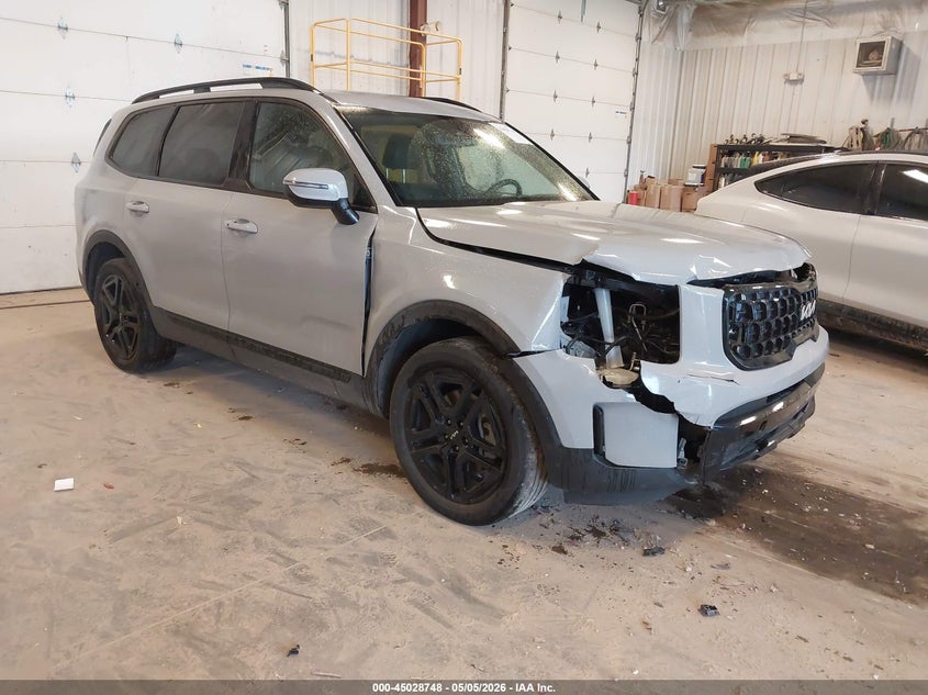2024 Kia Telluride VIN 5XYP3DGC0RG481274 IAAI salvage auction — FRONT END, Clear (Michigan), sold $11,750 on 2026-07-14 (photo 1)