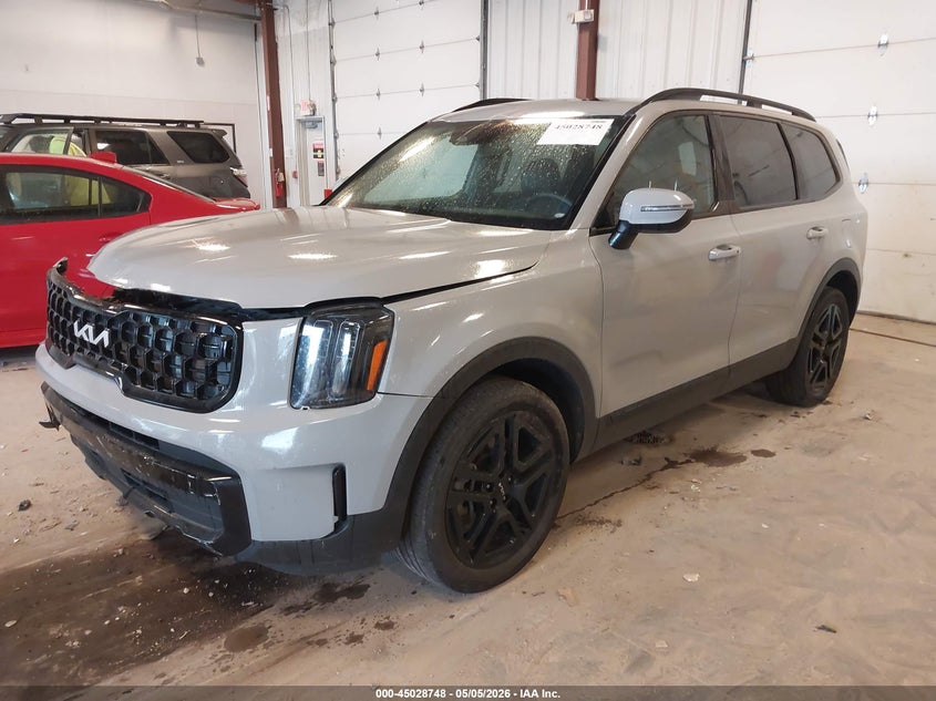 2024 Kia Telluride VIN 5XYP3DGC0RG481274 IAAI salvage auction — FRONT END, Clear (Michigan), sold $11,750 on 2026-07-14 (photo 2)