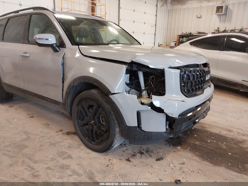 2024 Kia Telluride VIN 5XYP3DGC0RG481274 IAAI salvage auction — FRONT END, Clear (Michigan), sold $11,750 on 2026-07-14 (photo 6)