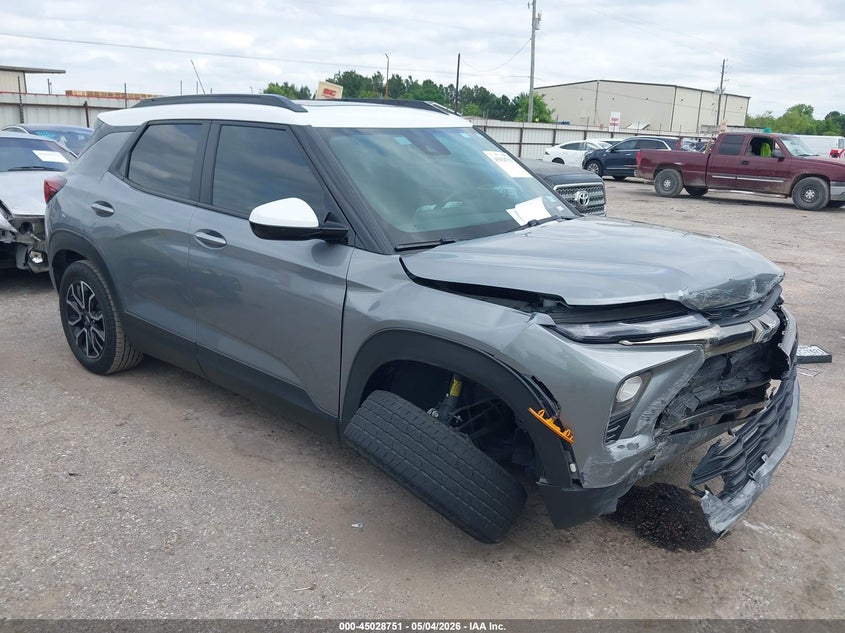 2024 Chevrolet Trailblazer VIN KL79MVSL1RB143487 IAAI salvage auction — FRONT END, Salvage (Texas), sold $3,250 on 2026-07-22 (photo 1)