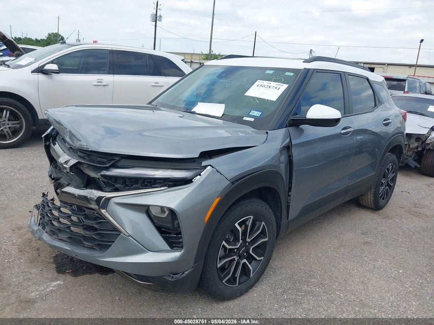 2024 Chevrolet Trailblazer VIN KL79MVSL1RB143487 IAAI salvage auction — FRONT END, Salvage (Texas), sold $3,250 on 2026-07-22 (photo 2)