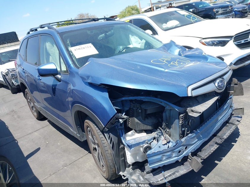 2021 Subaru Forester VIN JF2SKAFC2MH429966 IAAI salvage auction — LEFT FRONT, Salvage Title, sold $1,600 on 2026-07-15 (photo 1)