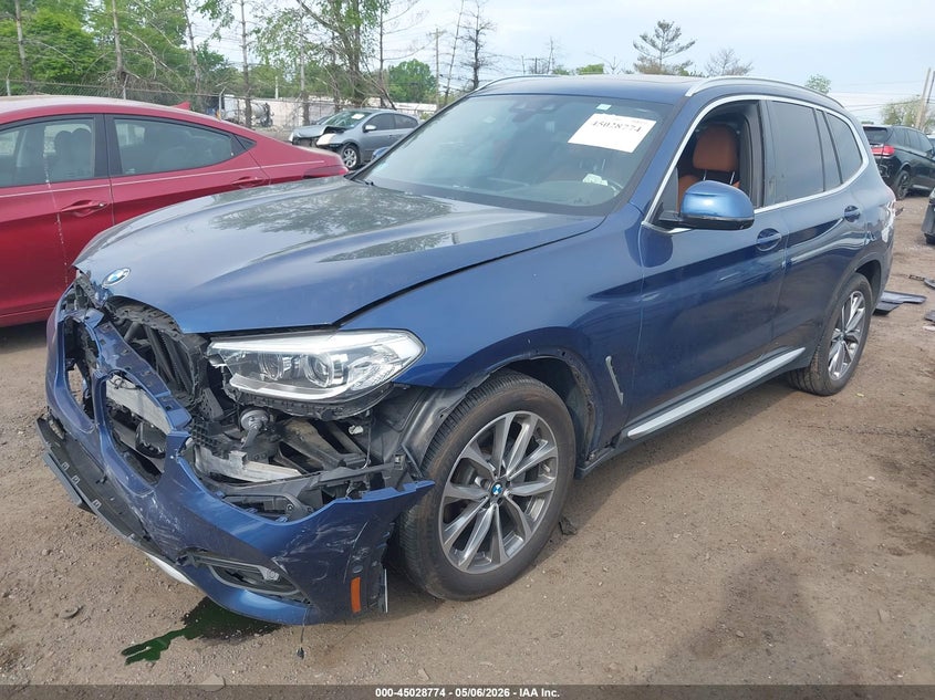 2019 BMW X3 VIN 5UXTR9C54KLD95415 IAAI salvage auction — FRONT END, Salvage (Massachusetts), sold $8,300 on 2026-07-16 (photo 2)