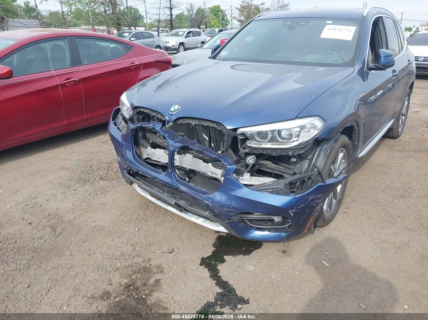 2019 BMW X3 VIN 5UXTR9C54KLD95415 IAAI salvage auction — FRONT END, Salvage (Massachusetts), sold $8,300 on 2026-07-16 (photo 6)