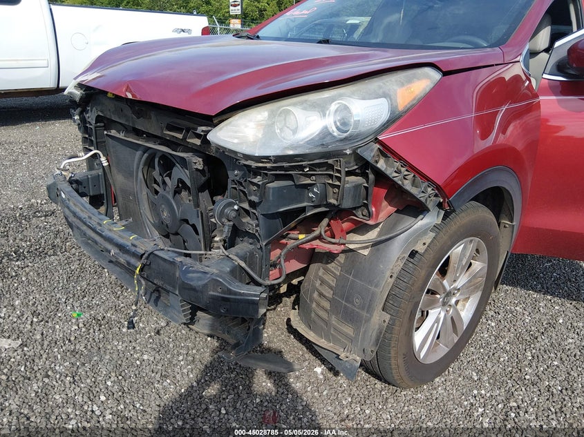 2017 Kia Sportage VIN KNDPM3AC2H7136839 IAAI salvage auction — FRONT END, Salvage Title, sold $825 on 2026-07-28 (photo 6)