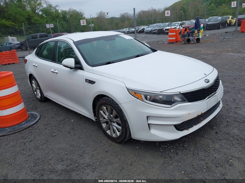 2016 Kia Optima VIN 5XXGT4L34GG006699 IAAI salvage auction — UNKNOWN, Clear (Virginia), sold $775 on 2026-07-14 (photo 1)