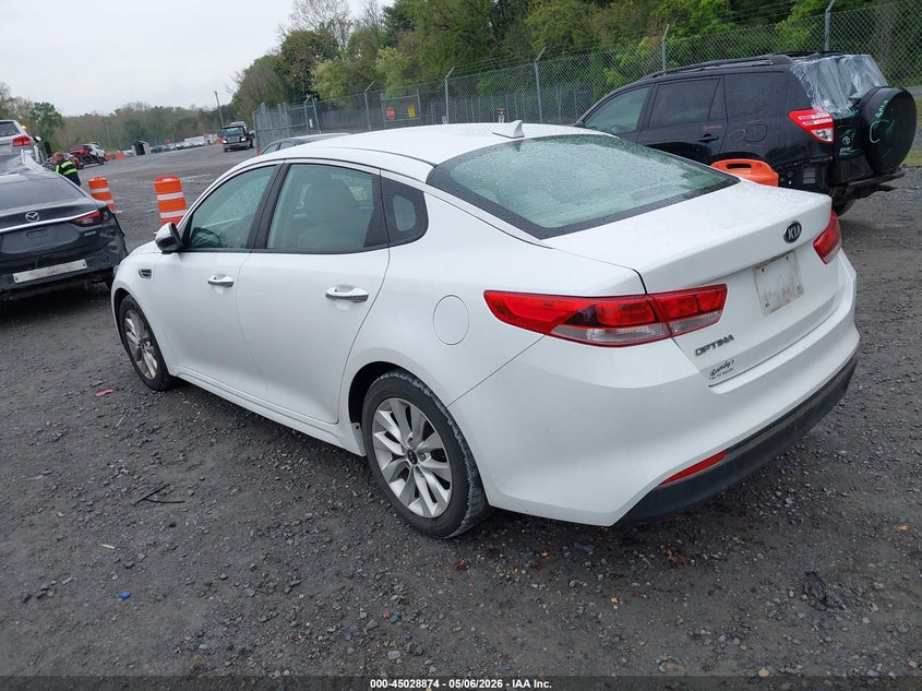 2016 Kia Optima VIN 5XXGT4L34GG006699 IAAI salvage auction — UNKNOWN, Clear (Virginia), sold $775 on 2026-07-14 (photo 3)