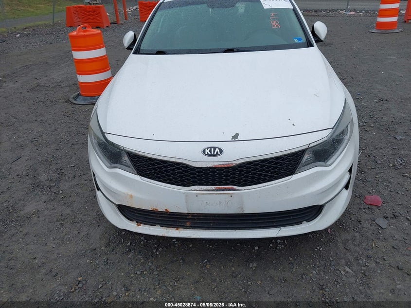 2016 Kia Optima VIN 5XXGT4L34GG006699 IAAI salvage auction — UNKNOWN, Clear (Virginia), sold $775 on 2026-07-14 (photo 6)