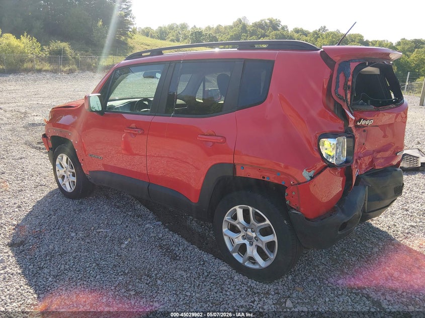 2016 Jeep Renegade VIN ZACCJBBT8GPD93103 IAAI salvage auction — FRONT & REAR, Salvage (Kentucky), sold $250 on 2026-08-11 (photo 3)