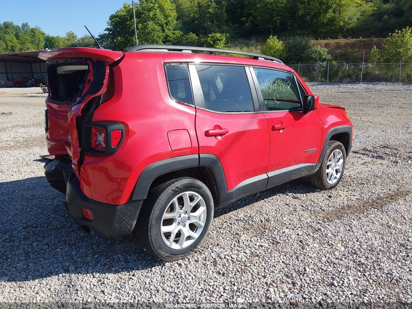 2016 Jeep Renegade VIN ZACCJBBT8GPD93103 IAAI salvage auction — FRONT & REAR, Salvage (Kentucky), sold $250 on 2026-08-11 (photo 4)