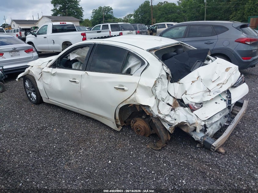 2018 Infiniti Q50 VIN JN1EV7AP0JM354206 IAAI salvage auction — ALL OVER, Salvage Non-Reb (South Carolina), sold $600 on 2026-07-14 (photo 3)