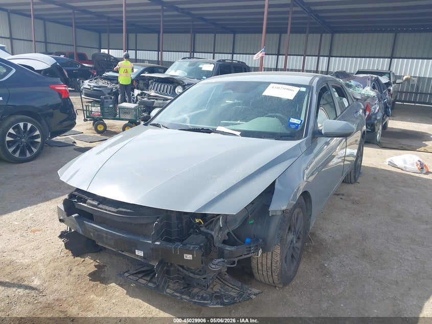 2021 Hyundai Elantra VIN KMHLS4AG4MU129511 IAAI salvage auction — FRONT END, Salvage (Texas), sold $2,550 on 2026-08-01 (photo 2)