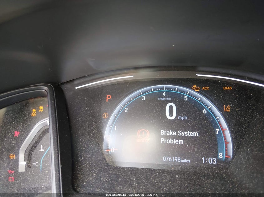 2020 Honda Civic VIN 2HGFC4B60LH303856 IAAI salvage auction — FRONT END, Salvage (California), sold $3,225 on 2026-07-09 (photo 7)