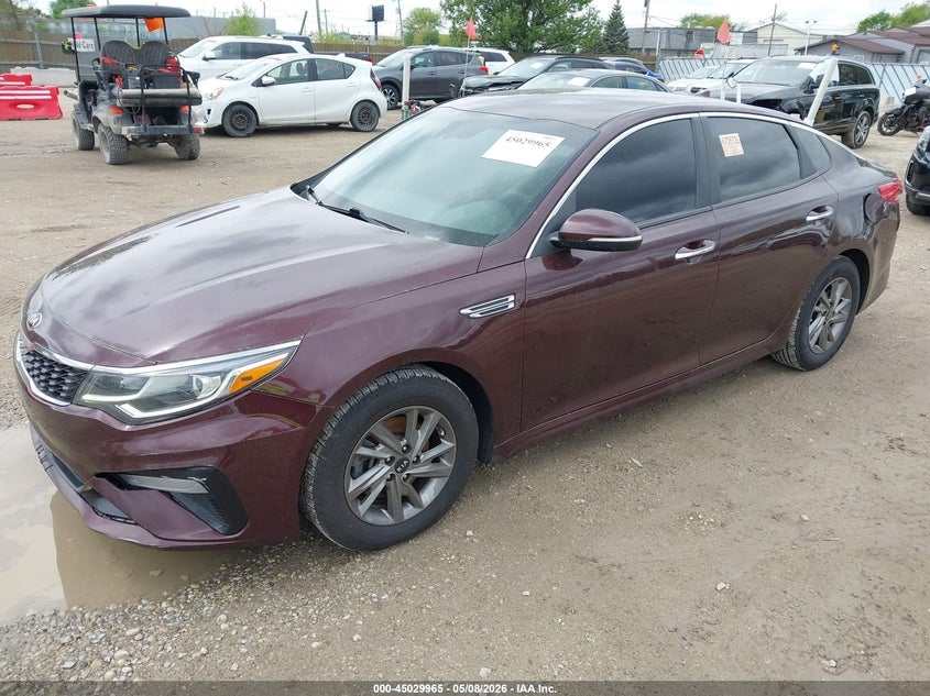 2019 Kia Optima VIN 5XXGT4L31KG345865 IAAI salvage auction — REPOSSESSION, Salvage (Illinois), sold $575 on 2026-07-07 (photo 2)