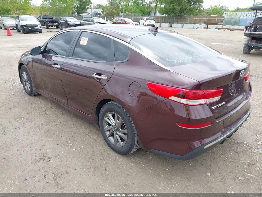 2019 Kia Optima VIN 5XXGT4L31KG345865 IAAI salvage auction — REPOSSESSION, Salvage (Illinois), sold $575 on 2026-07-07 (photo 3)