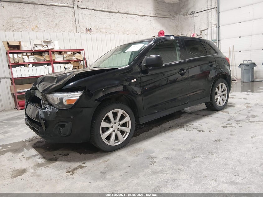 2015 Mitsubishi Outlander sport VIN 4A4AR3AU7FE013393 IAAI salvage auction — NORMAL WEAR, Original - Reconstructed (Alaska), sold $100 on 2026-07-10 (photo 2)