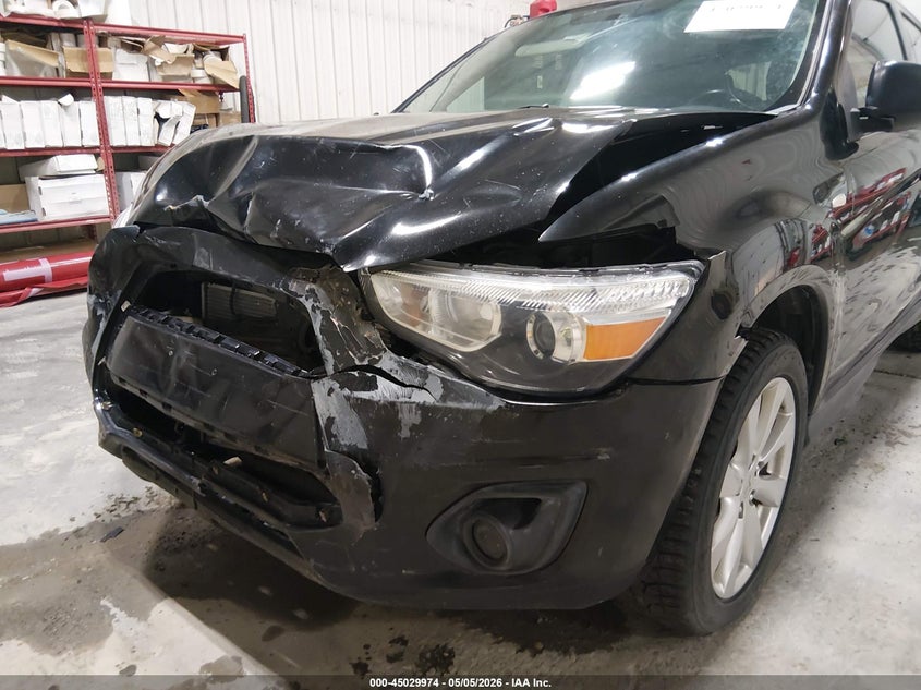 2015 Mitsubishi Outlander sport VIN 4A4AR3AU7FE013393 IAAI salvage auction — NORMAL WEAR, Original - Reconstructed (Alaska), sold $100 on 2026-07-10 (photo 6)