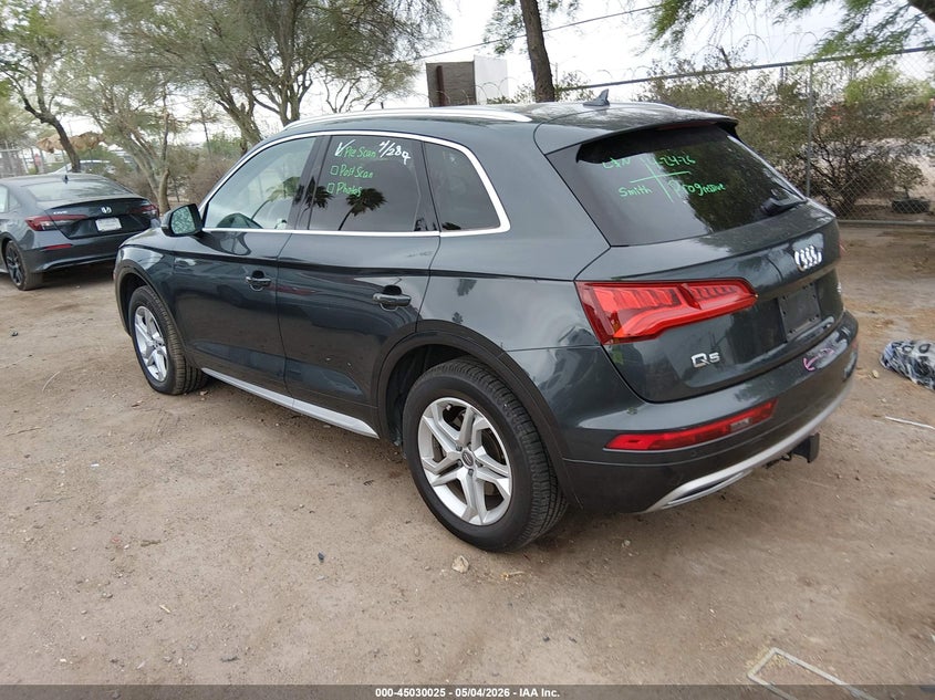 2018 Audi Q5 VIN WA1BNAFY8J2213033 IAAI salvage auction — RIGHT FRONT, Salvage (Arizona), sold $8,200 on 2026-07-09 (photo 3)