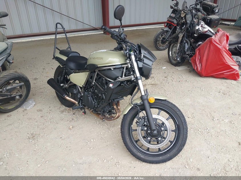 2025 Kawasaki VIN ML5ELFA19SDA26712 IAAI salvage auction — FRONT END, Salvage (California), sold $125 on 2026-07-22 (photo 1)