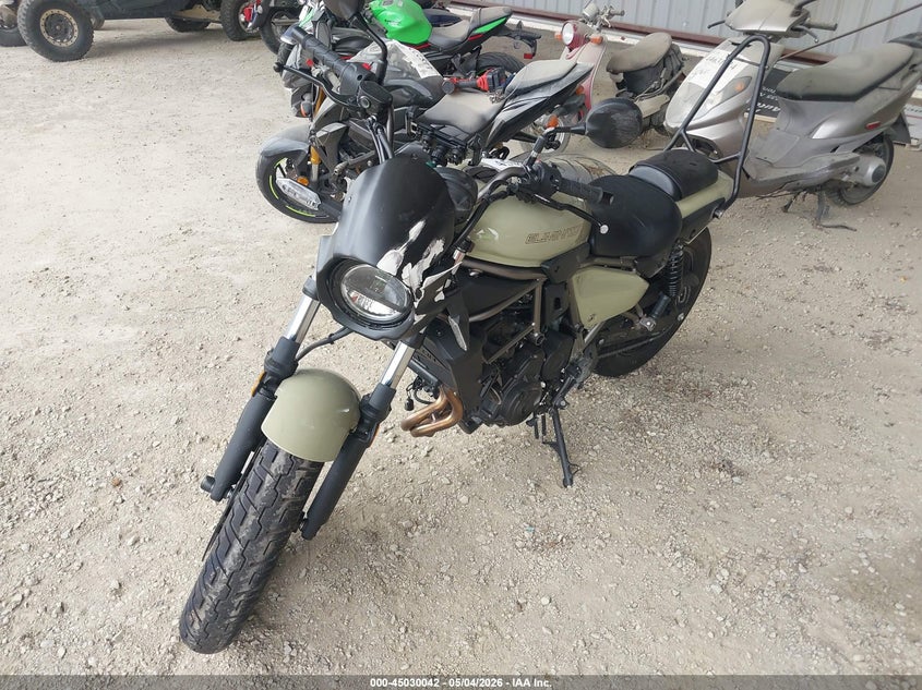 2025 Kawasaki VIN ML5ELFA19SDA26712 IAAI salvage auction — FRONT END, Salvage (California), sold $125 on 2026-07-22 (photo 2)