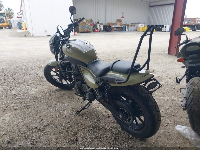 2025 Kawasaki VIN ML5ELFA19SDA26712 IAAI salvage auction — FRONT END, Salvage (California), sold $125 on 2026-07-22 (photo 3)