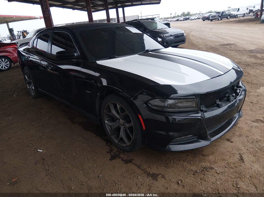 2015 Dodge Charger VIN 2C3CDXCT4FH738523 IAAI salvage auction — REAR END, Salvage (Arizona), sold $3,100 on 2026-07-10 (photo 1)