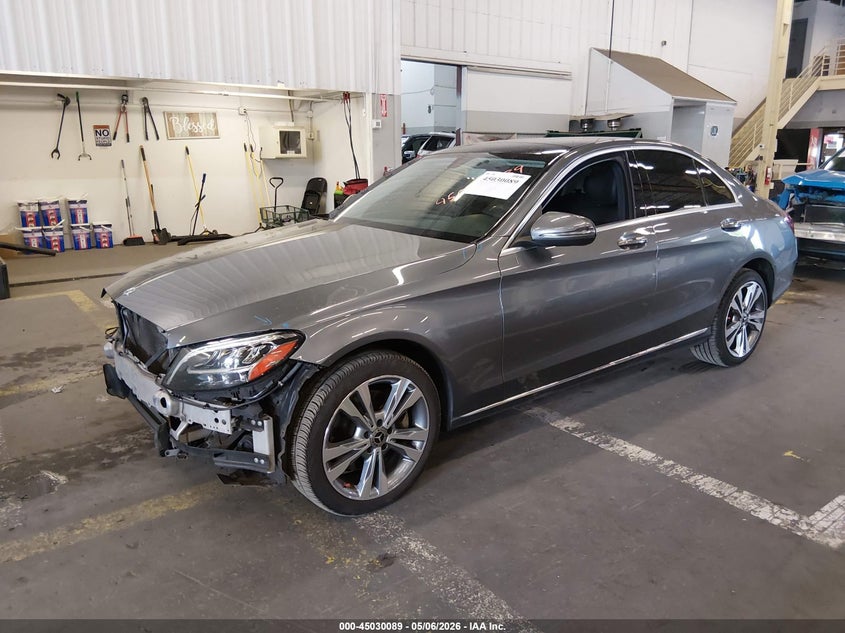 2020 Mercedes-benz C-klasse VIN W1KWF8EB9LR591257 IAAI salvage auction — FRONT END, Salvage (Oregon), sold $6,550 on 2026-07-09 (photo 2)