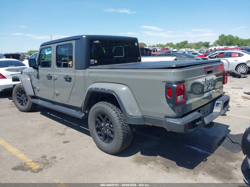 2023 Jeep Gladiator VIN 1C6JJTAG0PL505129 IAAI salvage auction — SIDE, Salvage (Idaho), sold $15,600 on 2026-07-12 (photo 3)