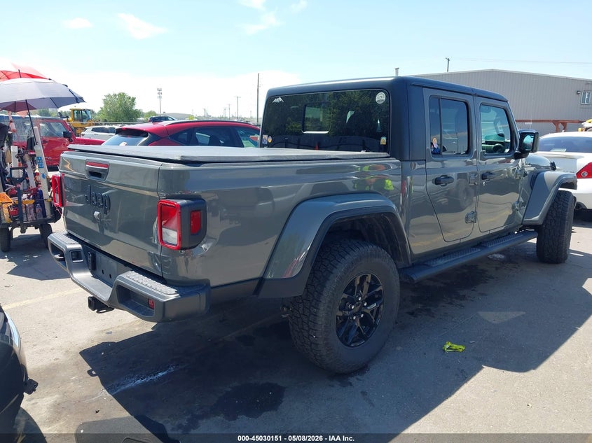 2023 Jeep Gladiator VIN 1C6JJTAG0PL505129 IAAI salvage auction — SIDE, Salvage (Idaho), sold $15,600 on 2026-07-12 (photo 4)