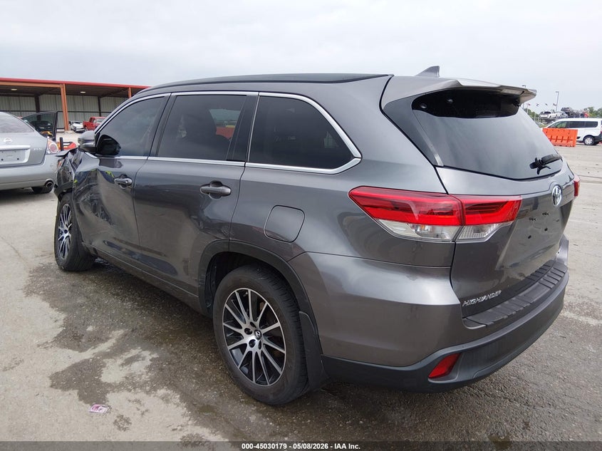 2018 Toyota Highlander VIN 5TDJZRFH8JS540917 IAAI salvage auction — LEFT FRONT, Salvage (Missouri), sold $10,500 on 2026-07-21 (photo 3)
