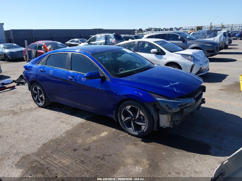 2023 Hyundai Elantra VIN KMHLS4AG5PU411970 IAAI salvage auction — REAR END, Salvage (Arizona), sold $2,900 on 2026-07-19 (photo 1)