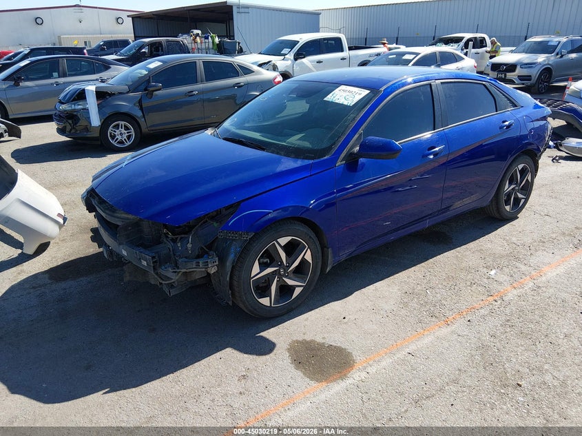 2023 Hyundai Elantra VIN KMHLS4AG5PU411970 IAAI salvage auction — REAR END, Salvage (Arizona), sold $2,900 on 2026-07-19 (photo 2)