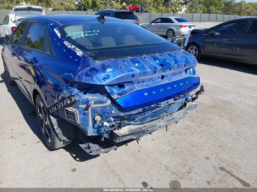 2023 Hyundai Elantra VIN KMHLS4AG5PU411970 IAAI salvage auction — REAR END, Salvage (Arizona), sold $2,900 on 2026-07-19 (photo 6)