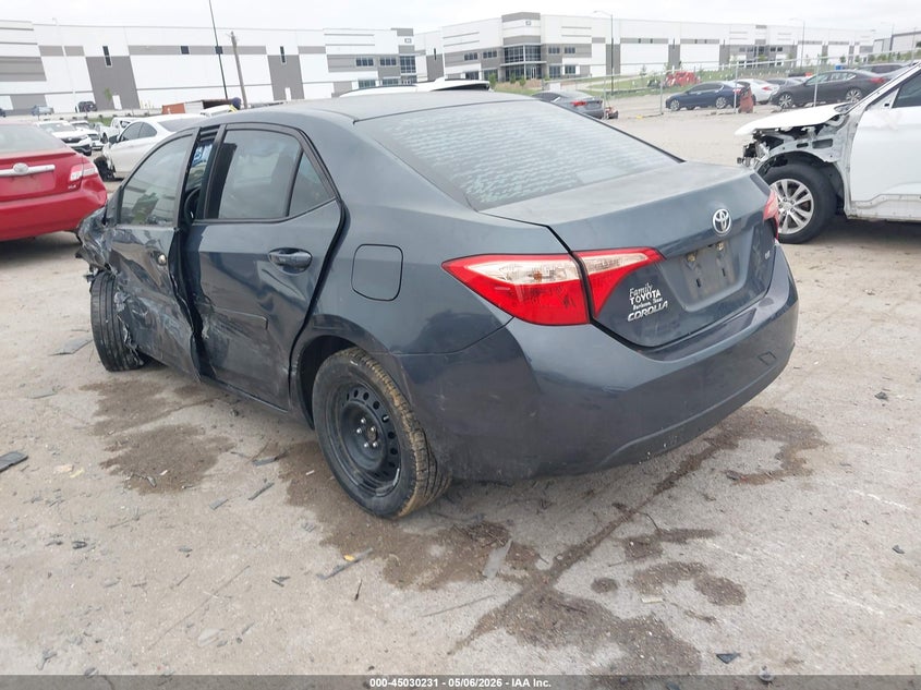 2018 Toyota Corolla VIN 5YFBURHE4JP759727 IAAI salvage auction — FRONT END, Salvage (Texas), sold $1,200 on 2026-07-07 (photo 3)