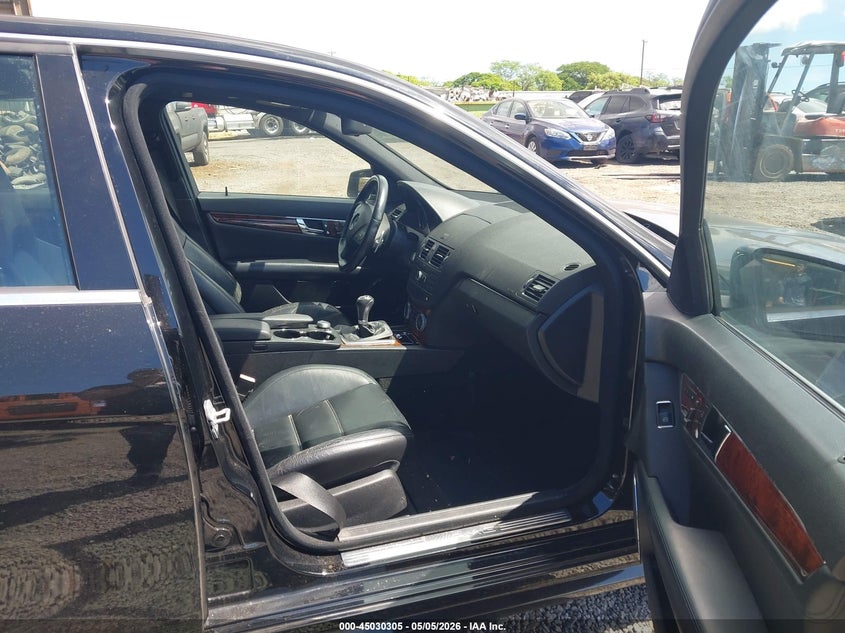 2011 Mercedes-benz C class VIN WDDGF7HB6BF649092 IAAI salvage auction — FRONT END, Bill Of Sale (Hawaii), sold $1,975 on 2026-08-11 (photo 5)