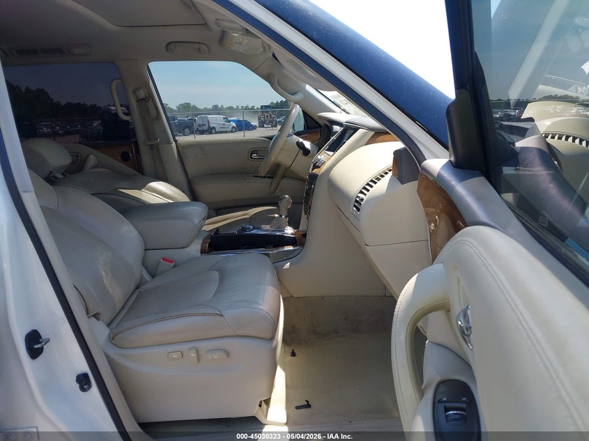 2014 Infiniti Qx80 VIN JN8AZ2NE7E9067664 IAAI salvage auction — VANDALISM, Salvage (North Carolina), sold $1,275 on 2026-07-15 (photo 5)