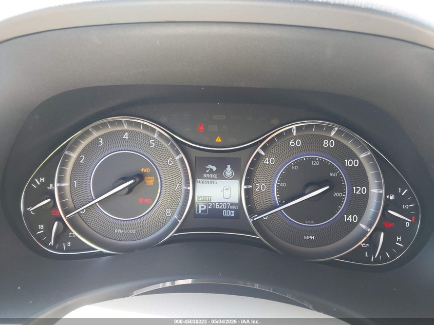 2014 Infiniti Qx80 VIN JN8AZ2NE7E9067664 IAAI salvage auction — VANDALISM, Salvage (North Carolina), sold $1,275 on 2026-07-15 (photo 7)