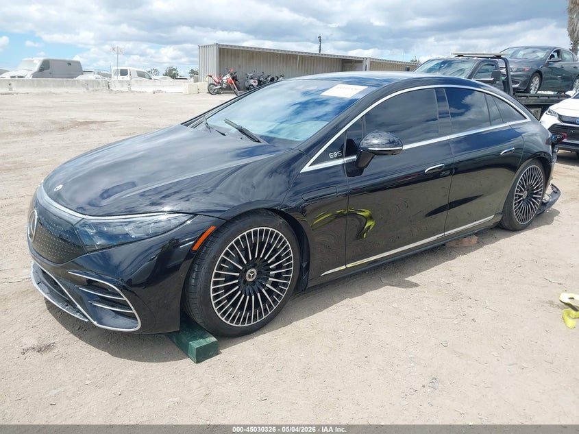 2023 Mercedes-benz Eqs VIN W1KCG4EB6PA041351 IAAI salvage auction — REAR END, Salvage (California), sold $25,750 on 2026-07-16 (photo 2)