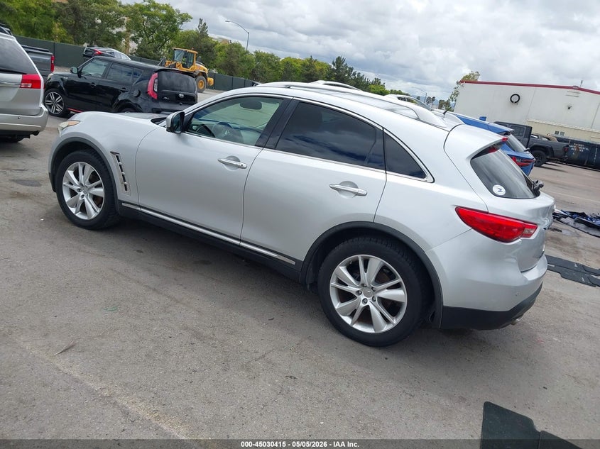 2013 Infiniti Fx VIN JN8CS1MU7DM142259 IAAI salvage auction — REAR END, Salvage (California), sold $3,500 on 2026-07-20 (photo 3)