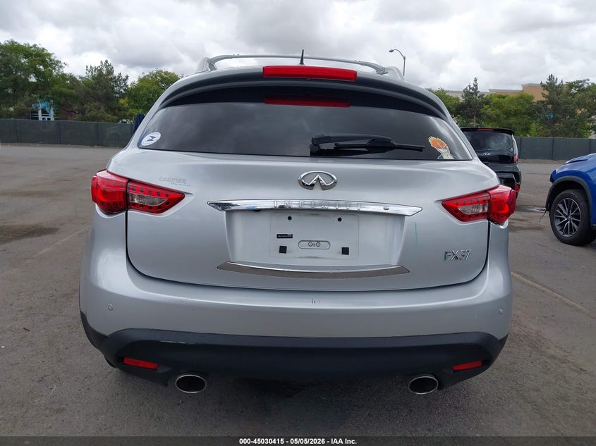 2013 Infiniti Fx VIN JN8CS1MU7DM142259 IAAI salvage auction — REAR END, Salvage (California), sold $3,500 on 2026-07-20 (photo 6)