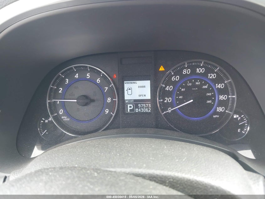 2013 Infiniti Fx VIN JN8CS1MU7DM142259 IAAI salvage auction — REAR END, Salvage (California), sold $3,500 on 2026-07-20 (photo 7)
