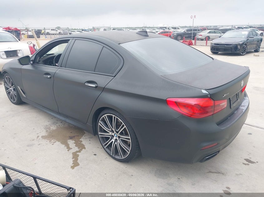 2018 BMW 5er VIN WBAJB9C57JB034949 IAAI salvage auction — FRONT END, Original (Texas), sold $10,100 on 2026-07-24 (photo 3)